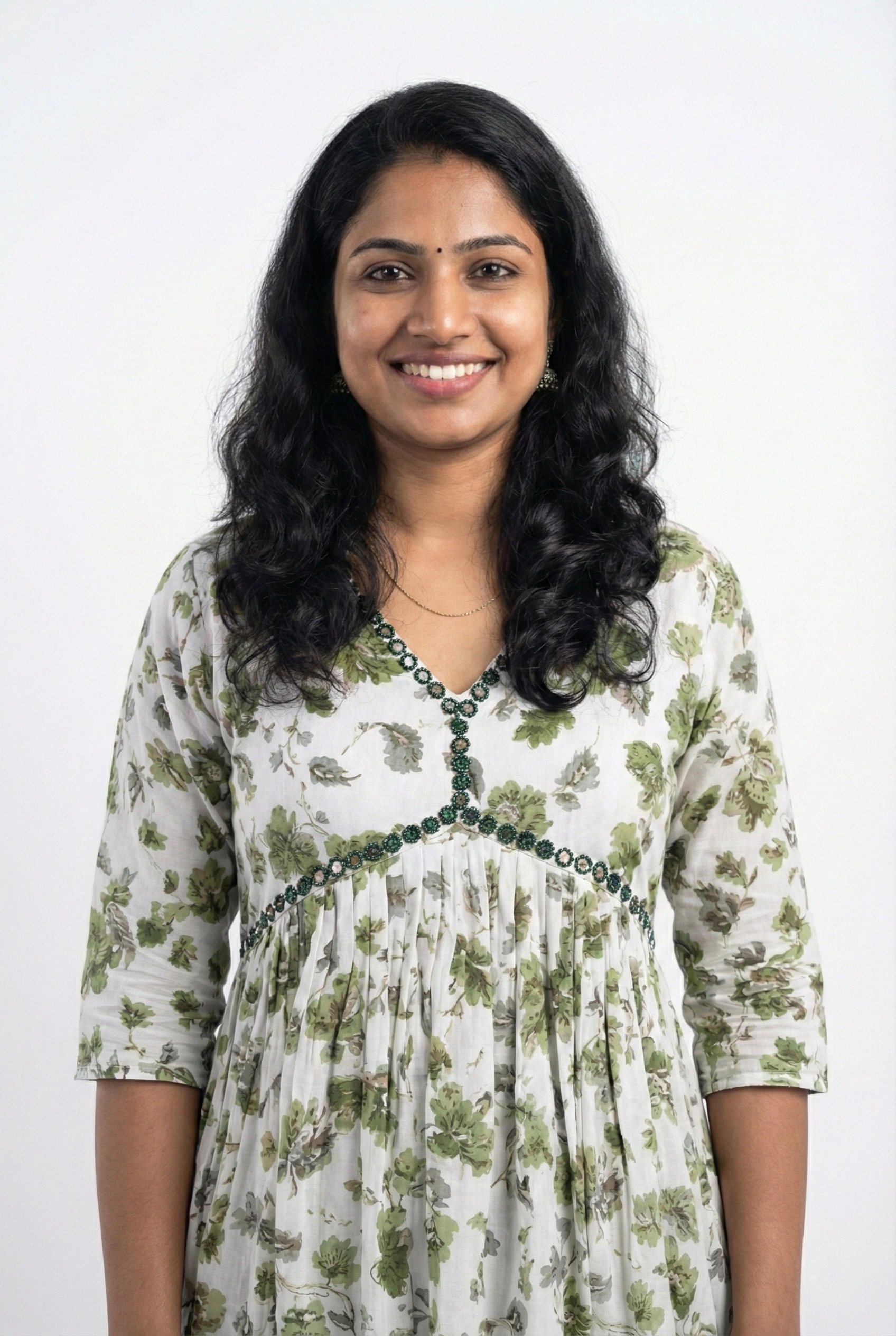 Alia Cut Printed Top