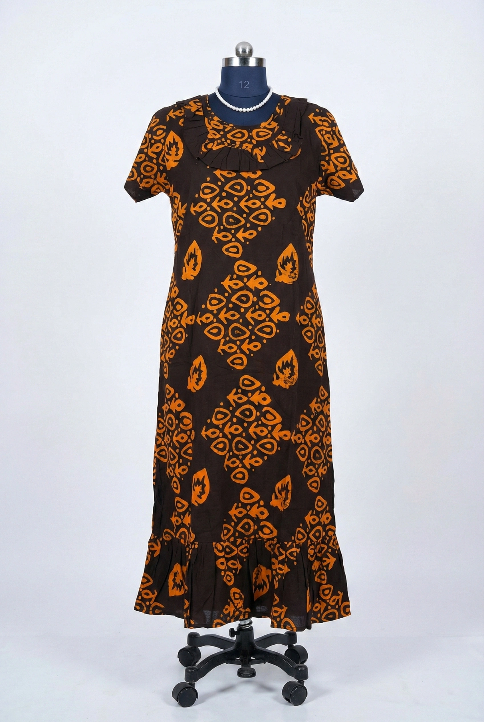 Cotton Printed Frock Nighty