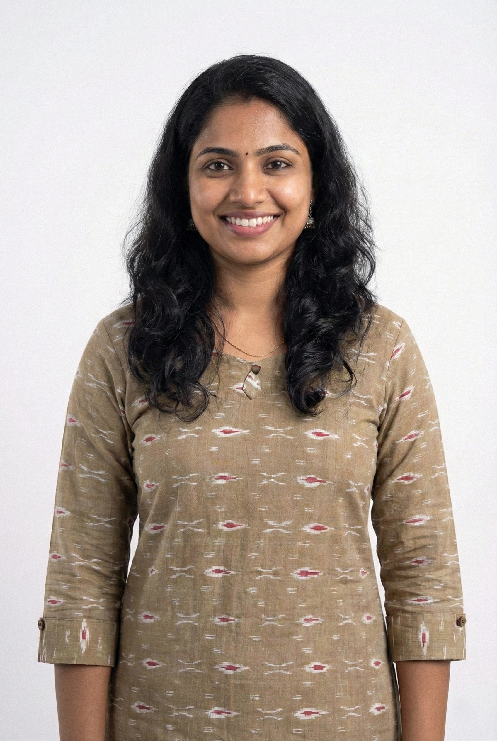 Ikkat Printed Cotton Kurti