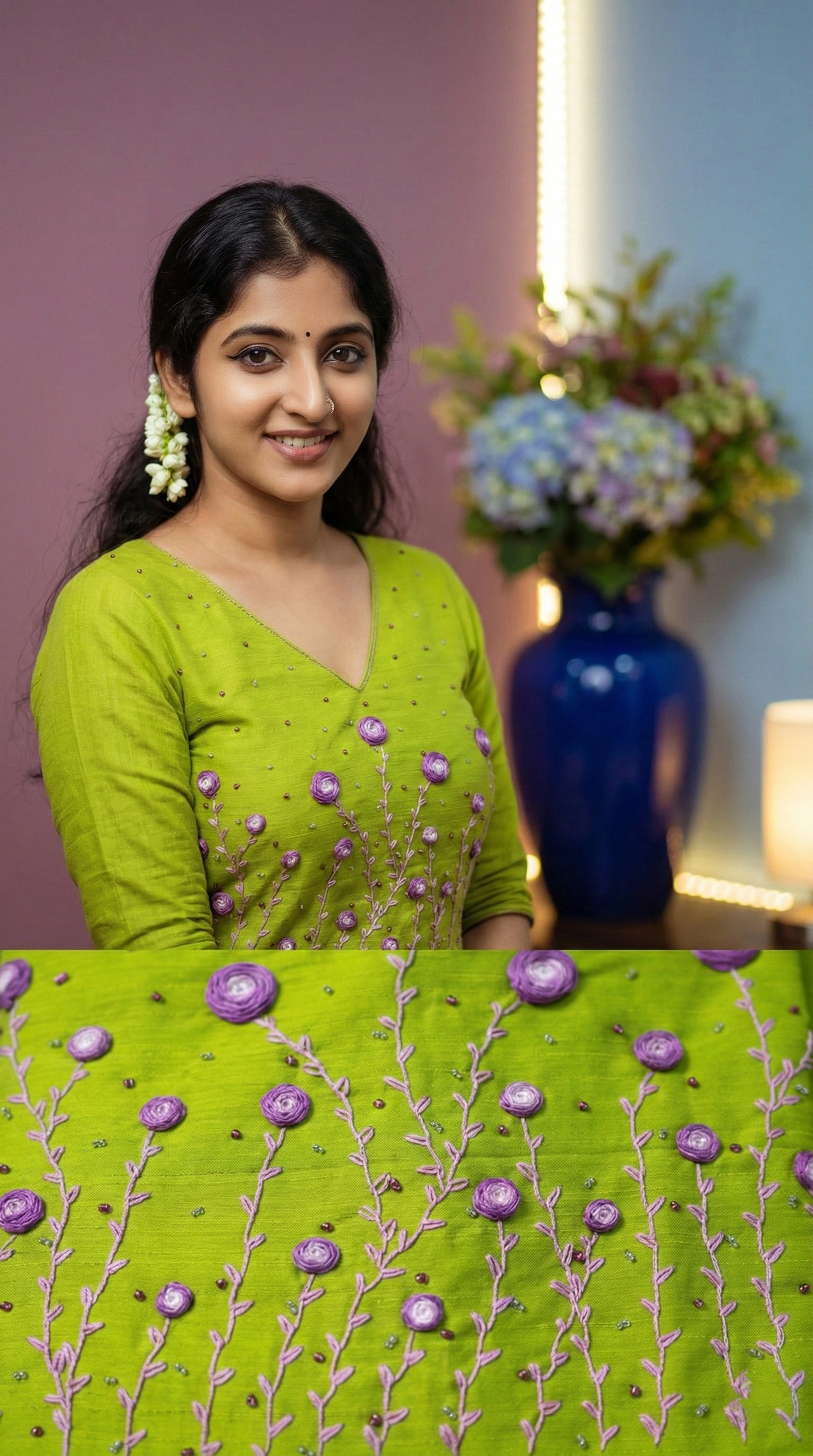 Thread Work Embroidery