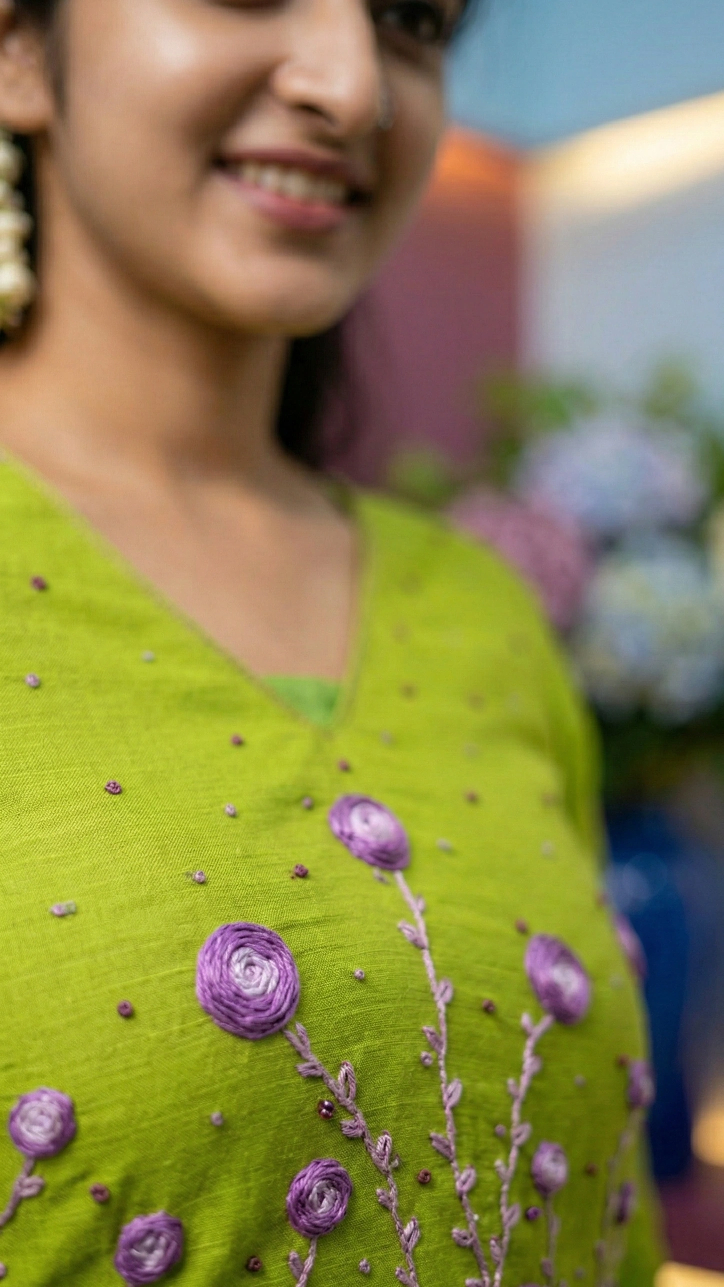 Thread Work Embroidery