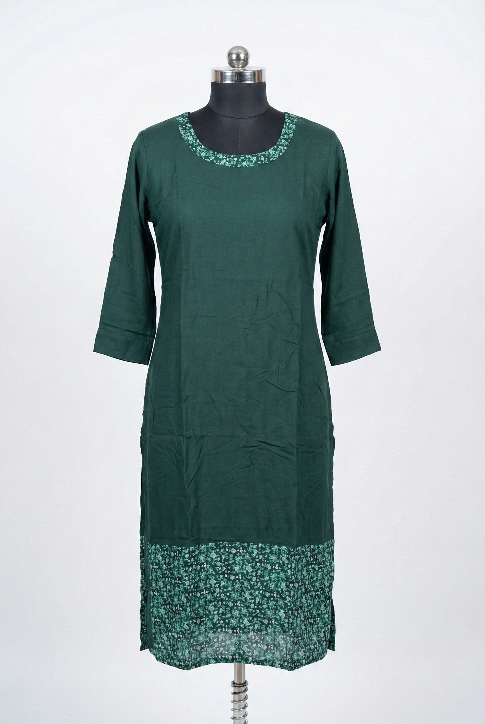 Rayon Green Top
