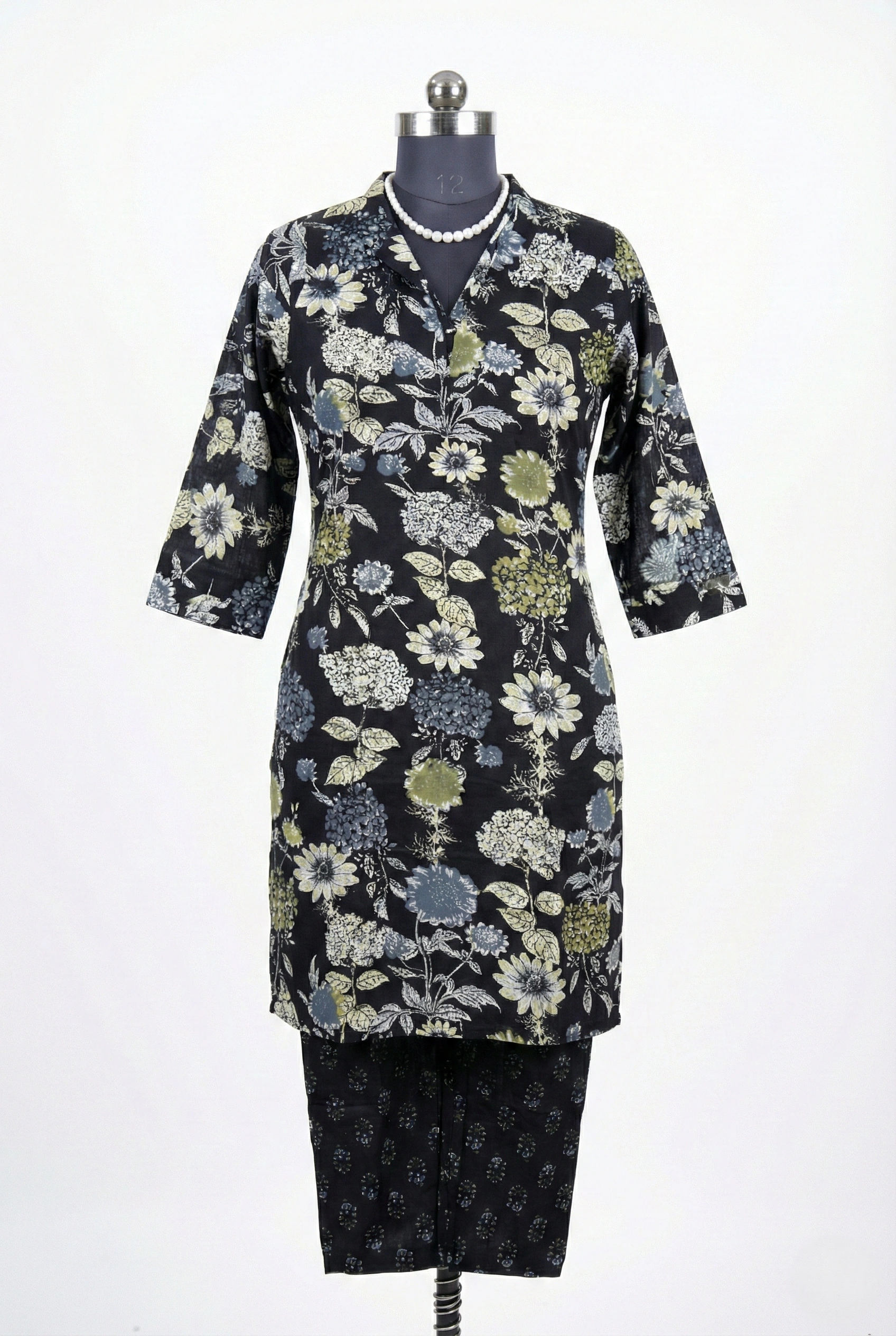 Printed Mixed Cotton Co-ord Set